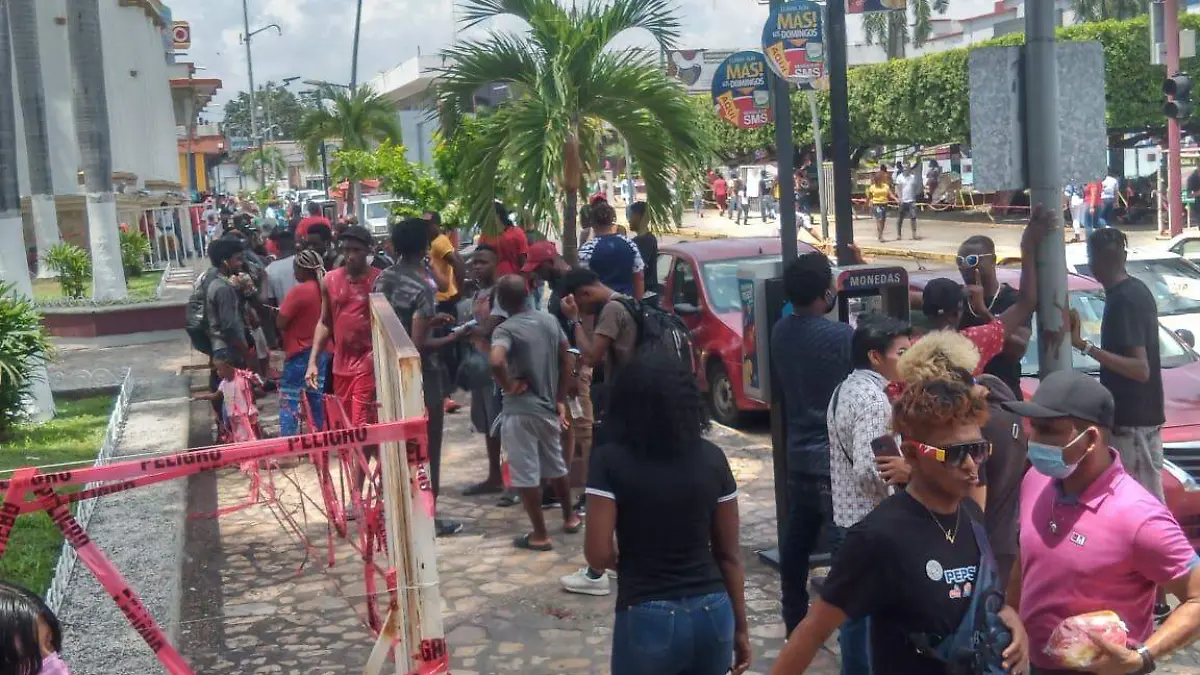 concentración de migrantes