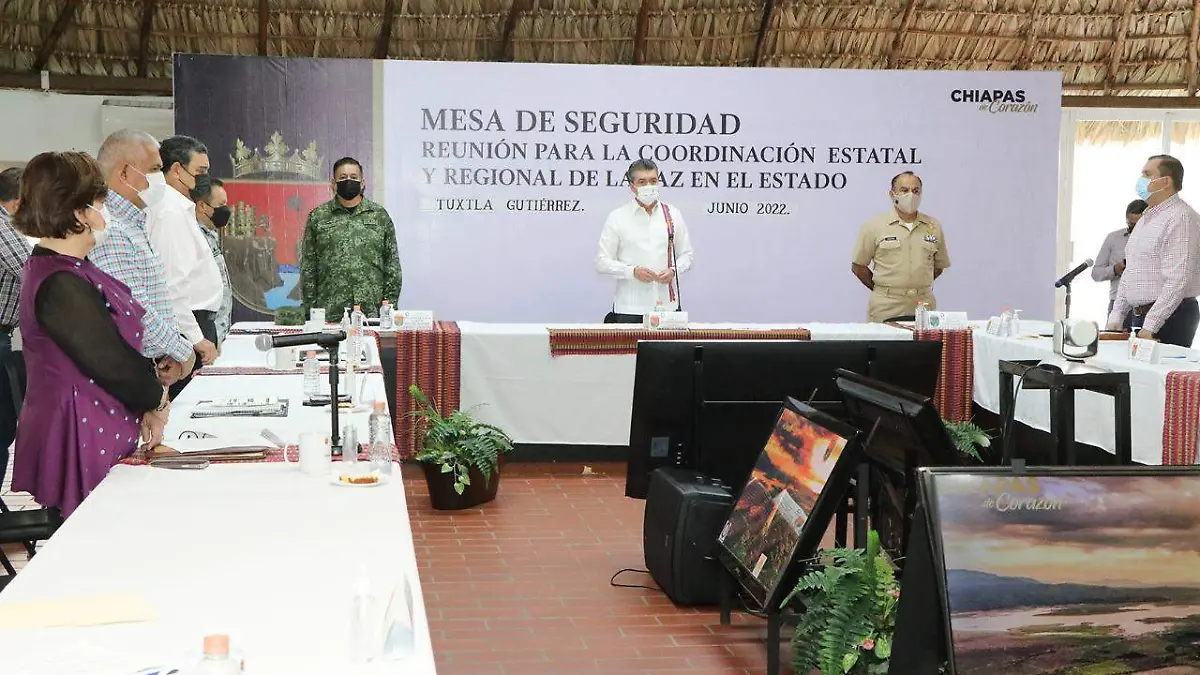 mesa de seguridad