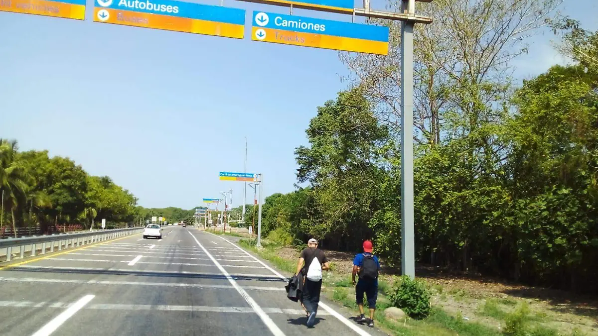 migrantes vías