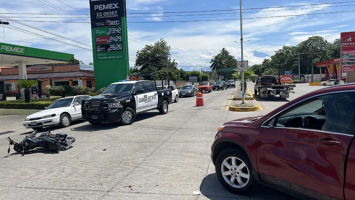 Camioneta hizo corte