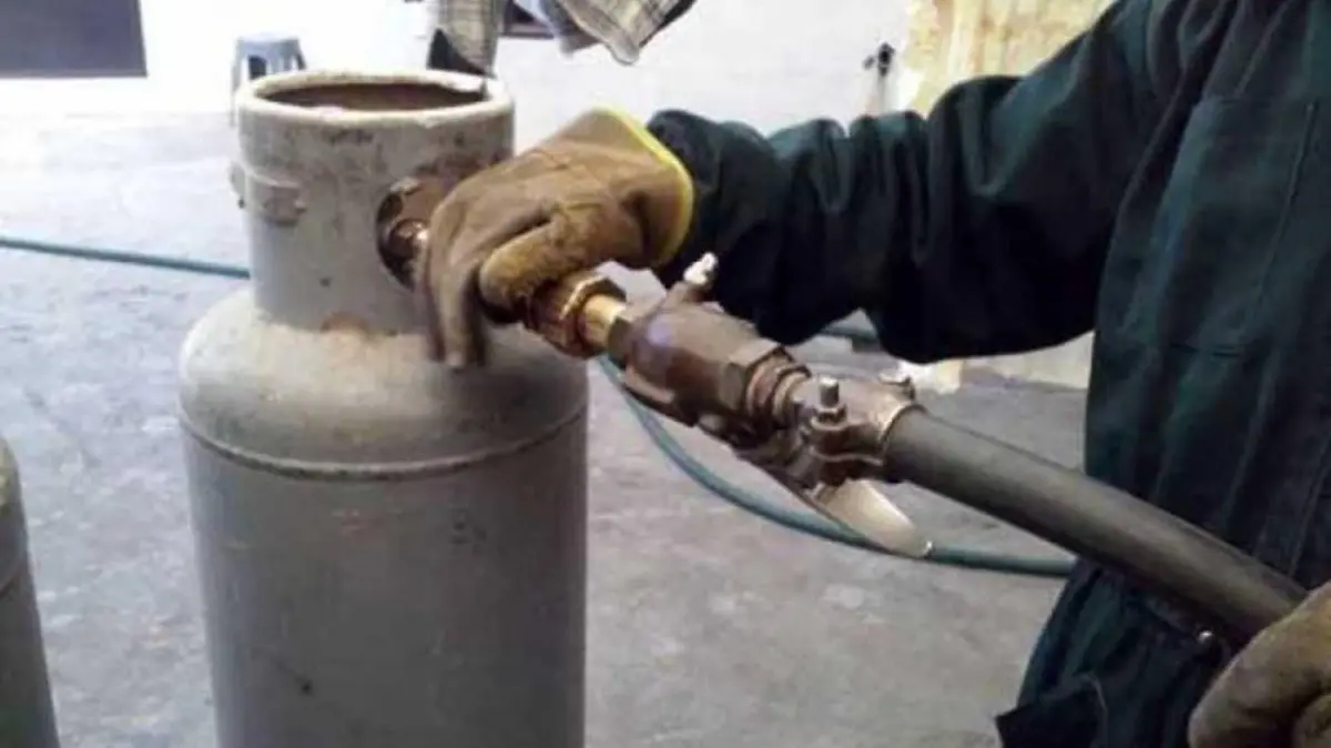 fuga de gas