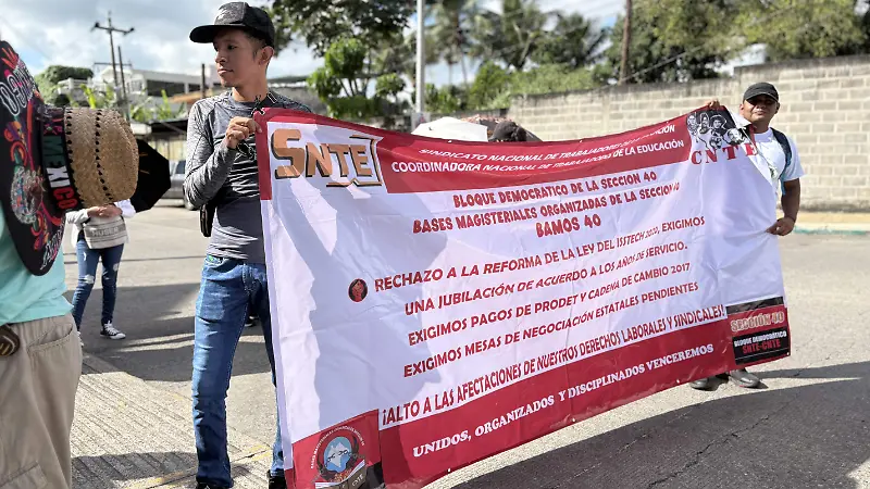 Marcha SNTE Chiapas