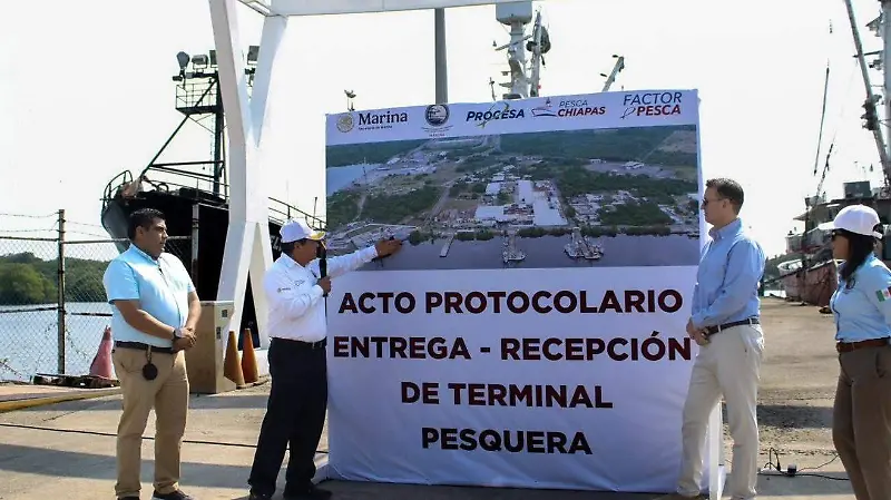 Puerto Chiapas acto protocolario