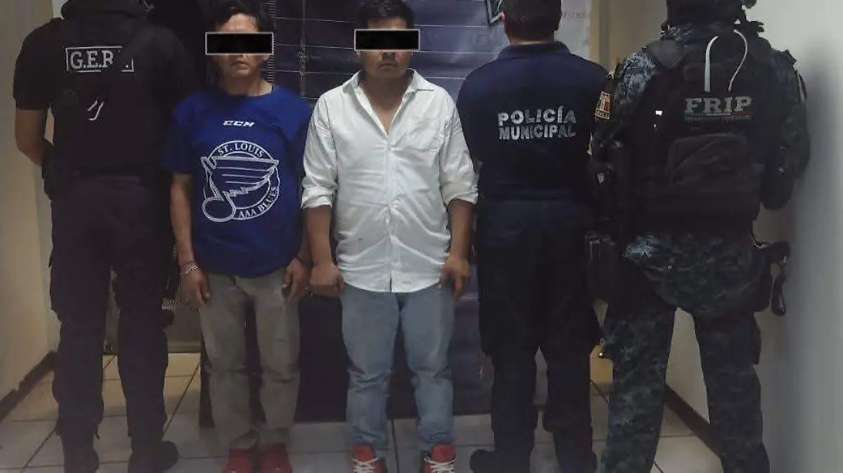 Detenidos asalto taxi