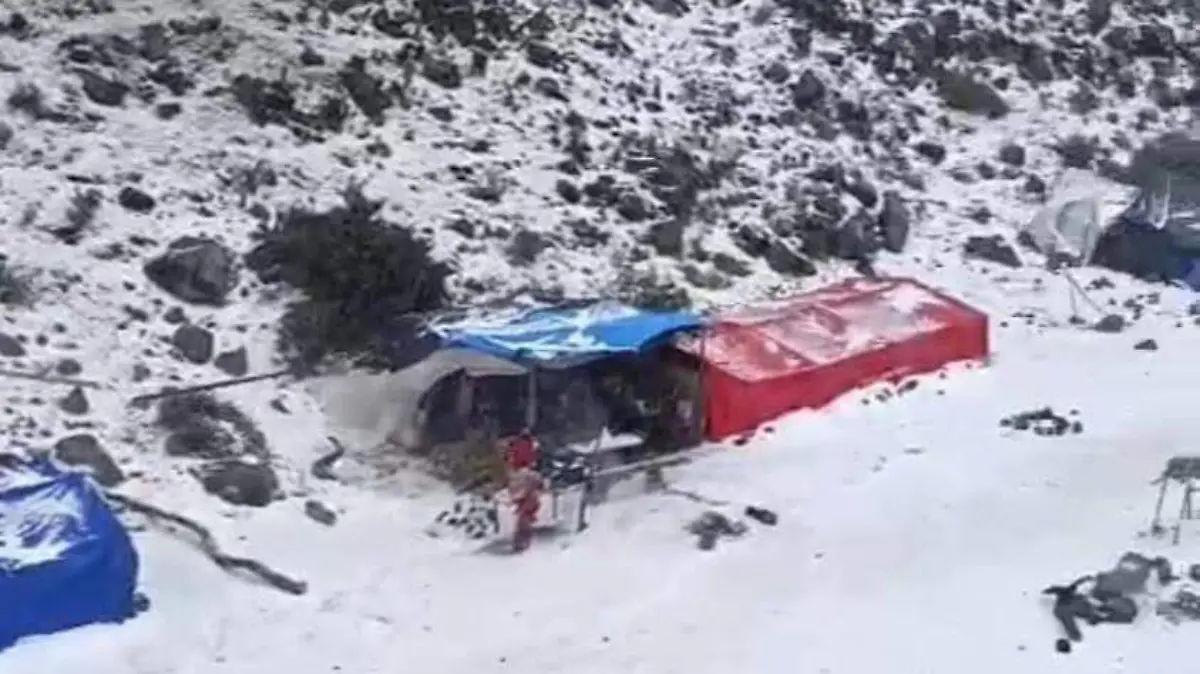 nevada volcán Tacaná