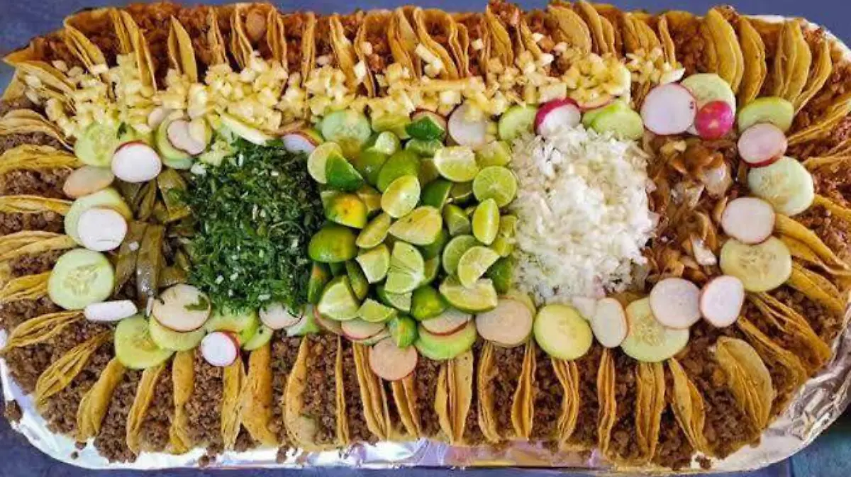 Rosca de Reyes de tacos