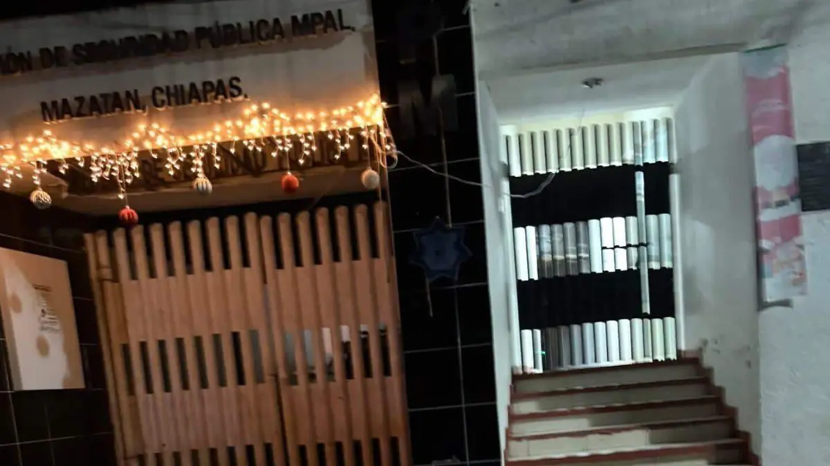 Base policial cerrada Mazatán