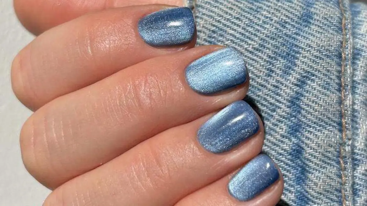 uñas celestes