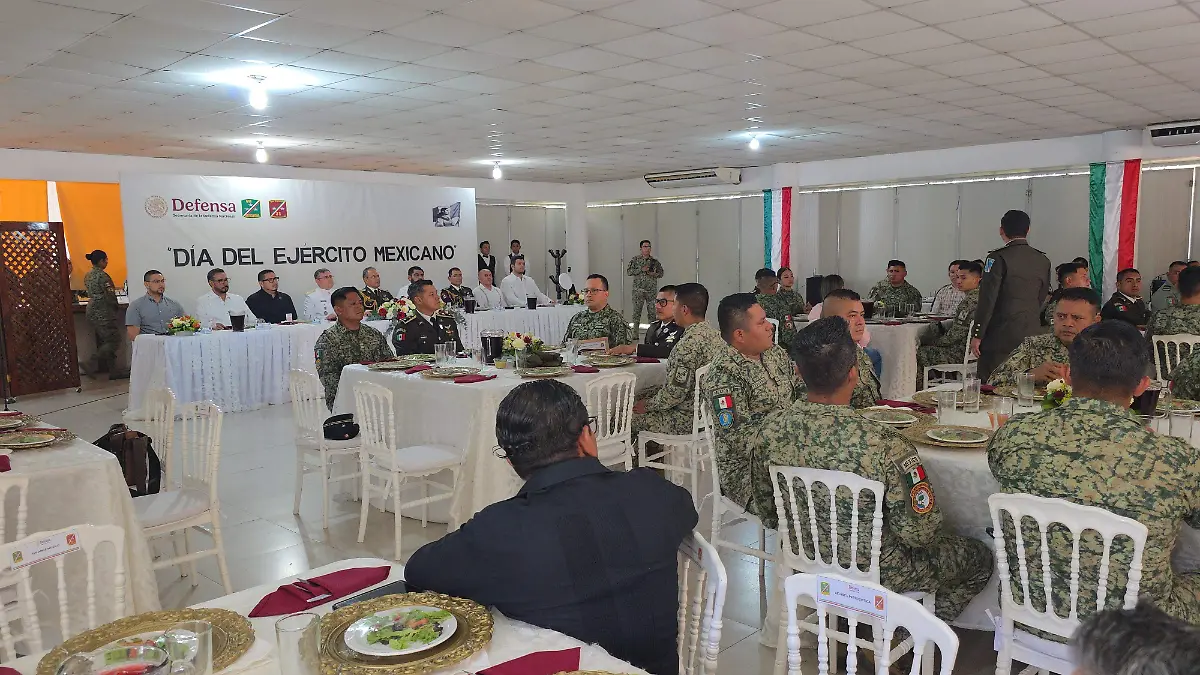 Conmemoran el Día del Ejército Mexicano con comida simbólica en Tapachula