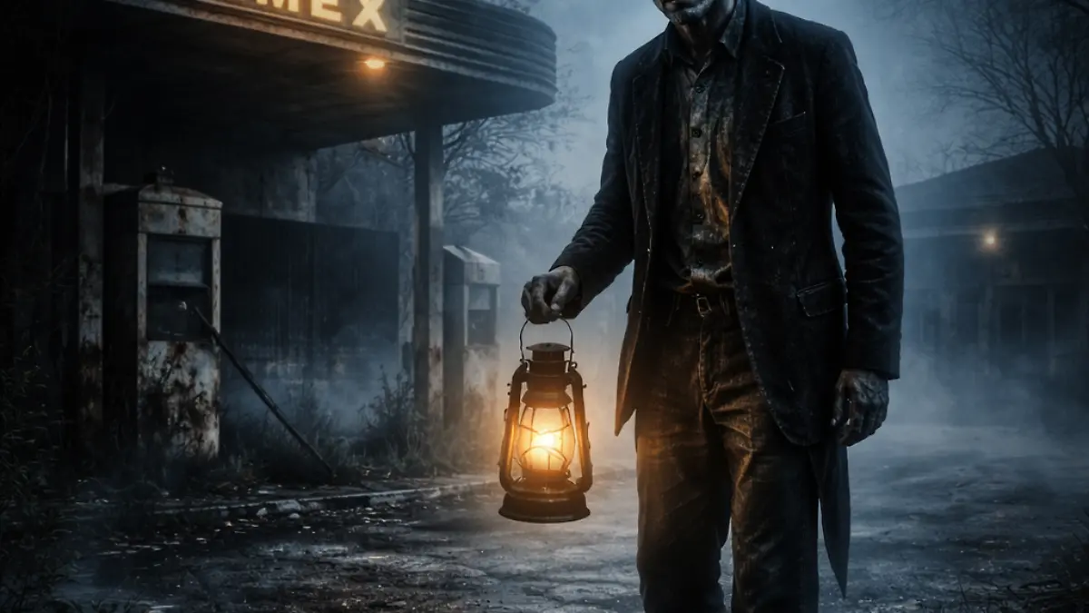 Espectro en estación de Pemex abandonada