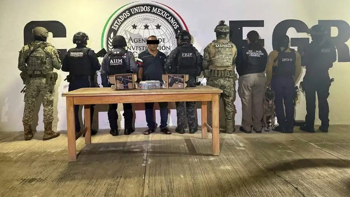Detenido con armas