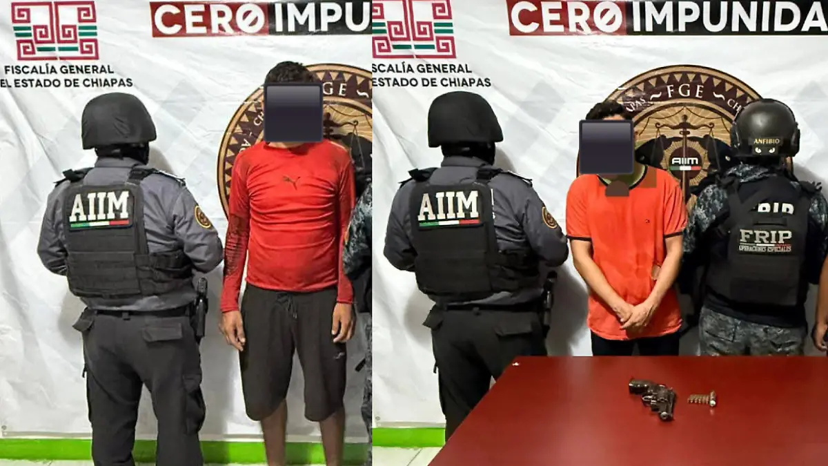 Detenidos por violencia familiar
