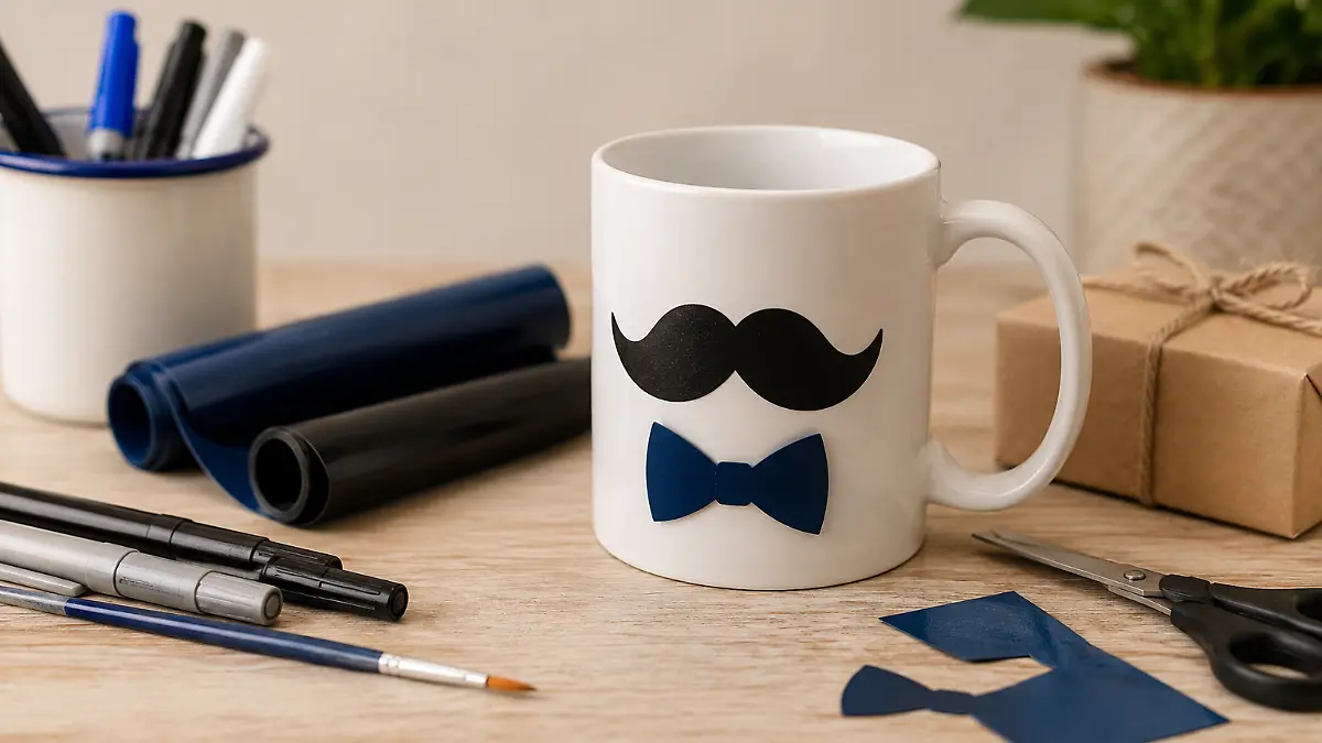 Taza decorada