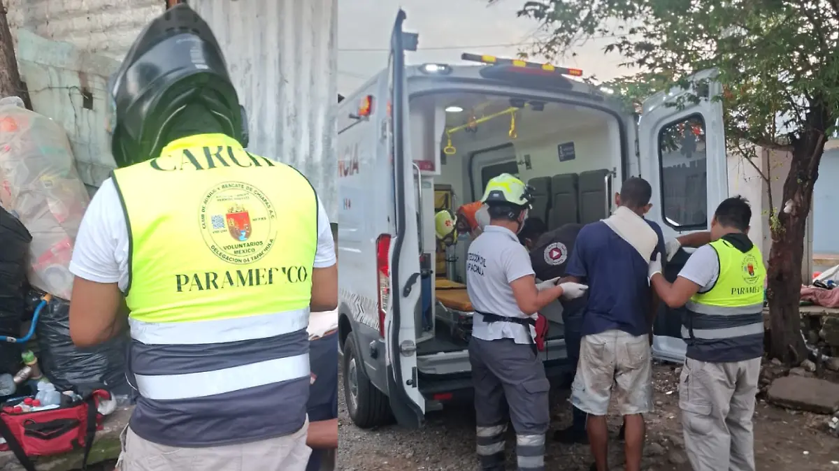 mujer agrede a hombre con un vidrio