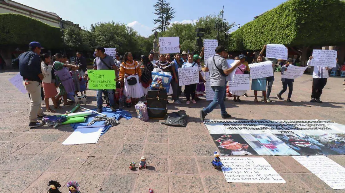 Manifestación artesanas