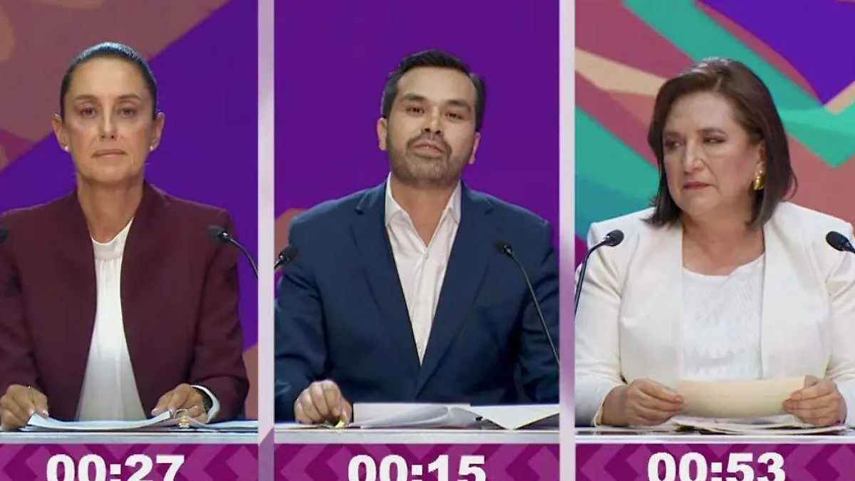 Reloj-Debate presidencial-INE