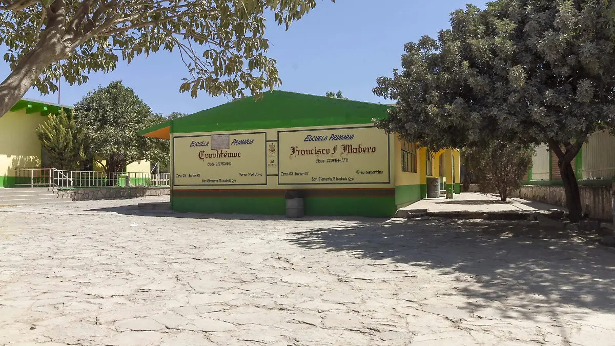 Darán mantenimiento a las escuelas de San Clemente. Foto César Ortiz