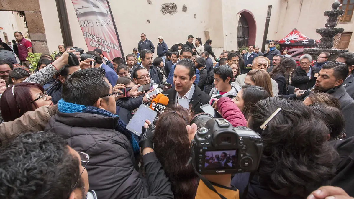 Gobernador del estado, Francisco Domínguez.