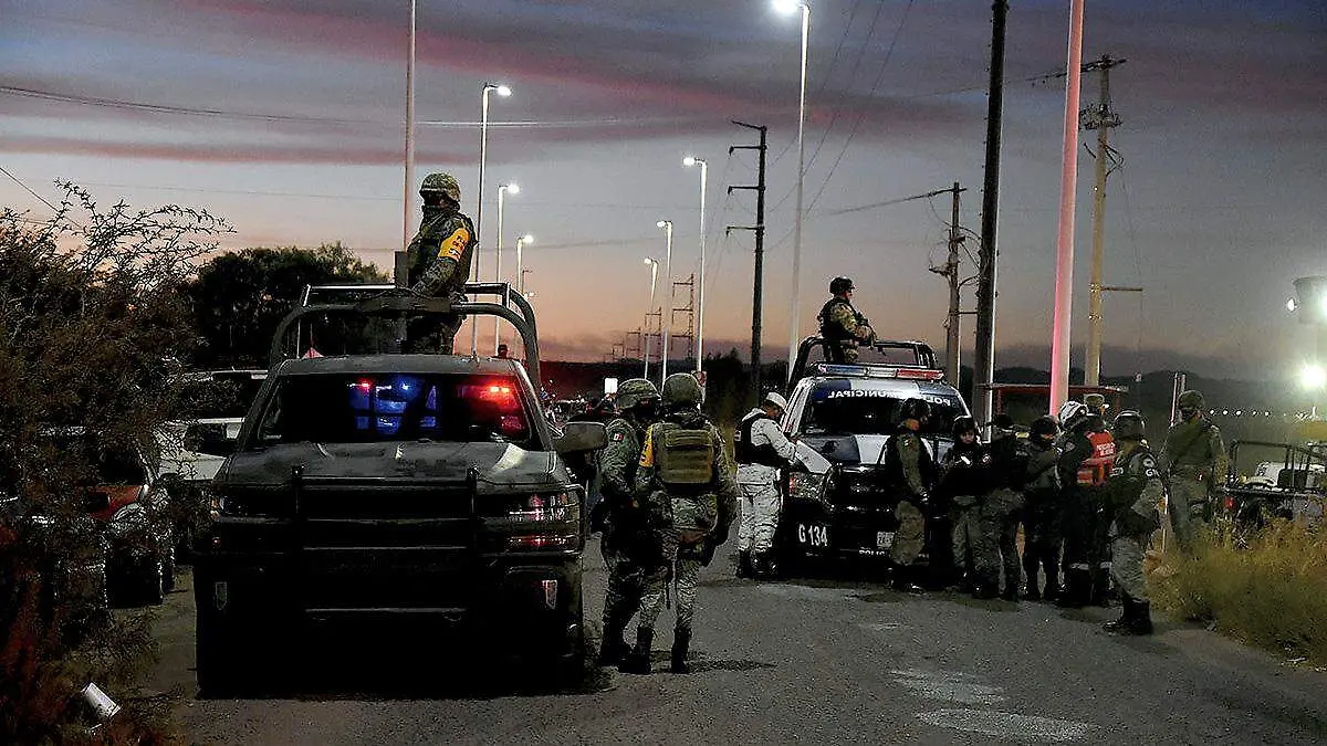 Operativo en Luis Moya, Zacatecas