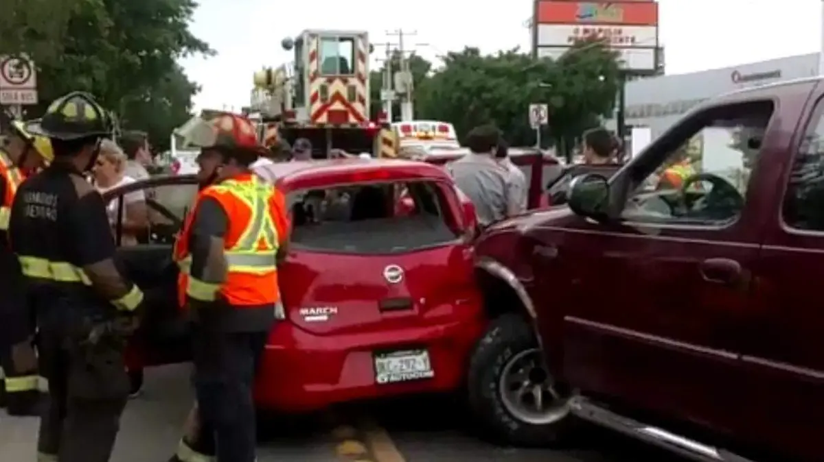 accidente plaza de las americas