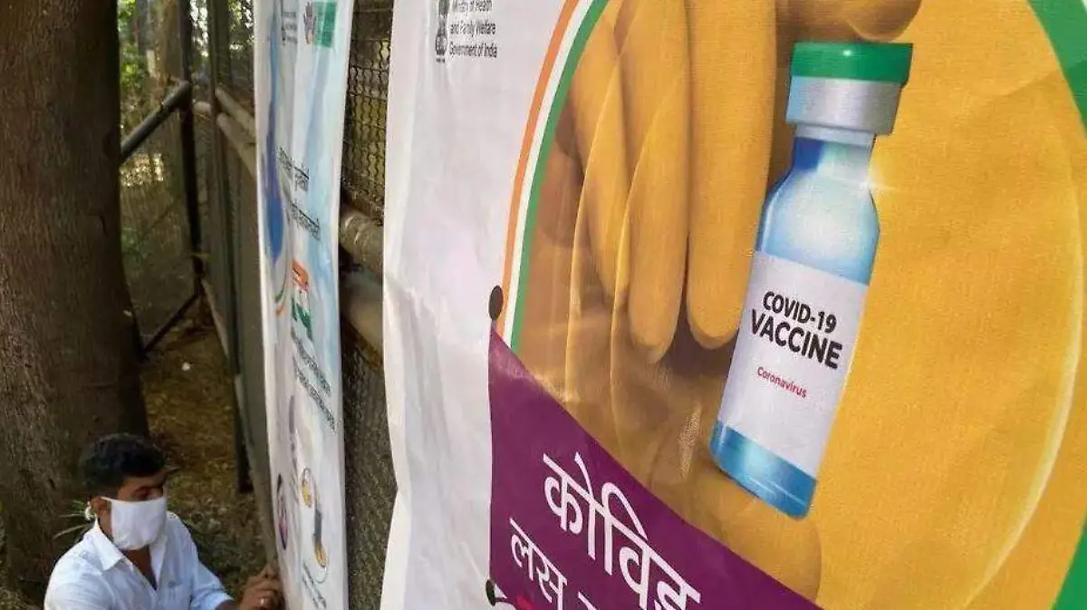 India vacunación-AFP