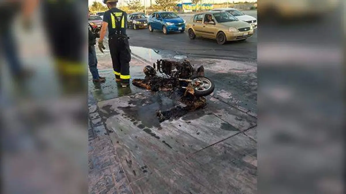 incendio moto