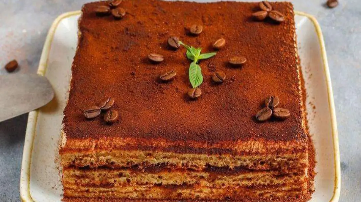 Carlota de café, deliciosa