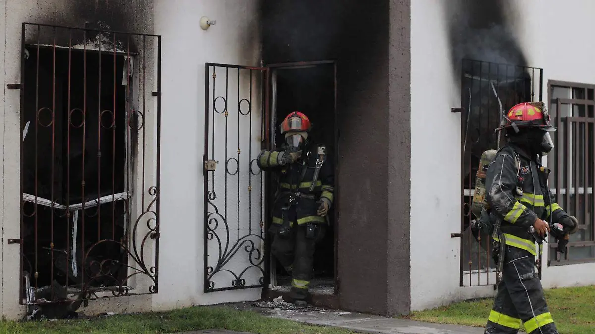 Incendio casa