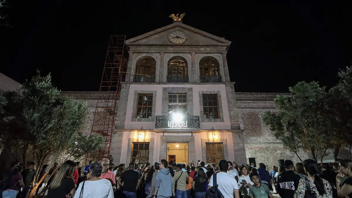 Fachada de la Fábrica de Hércules, un lugar de tradición queretana