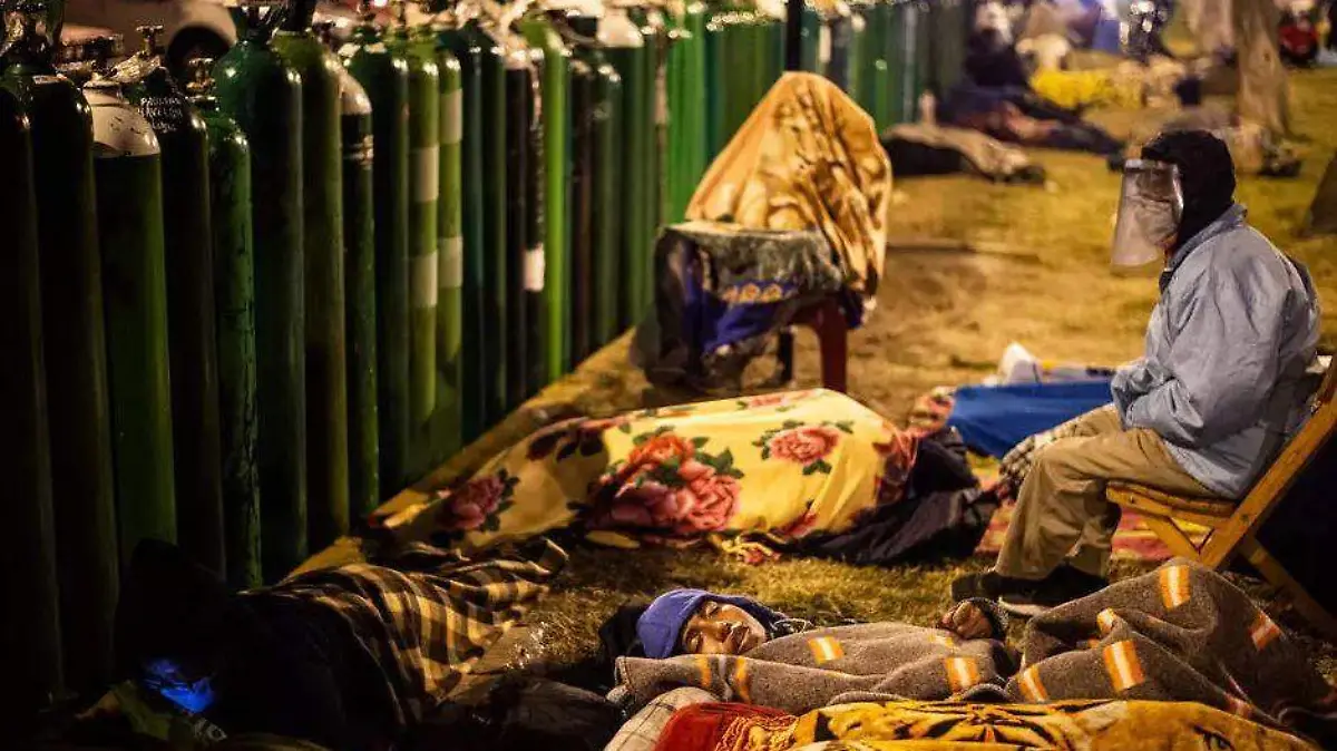 Filas oxígeno Perú