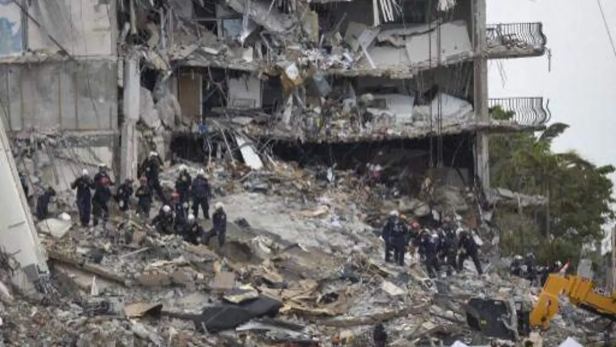 continua busqueda y rescate en edificio de florida