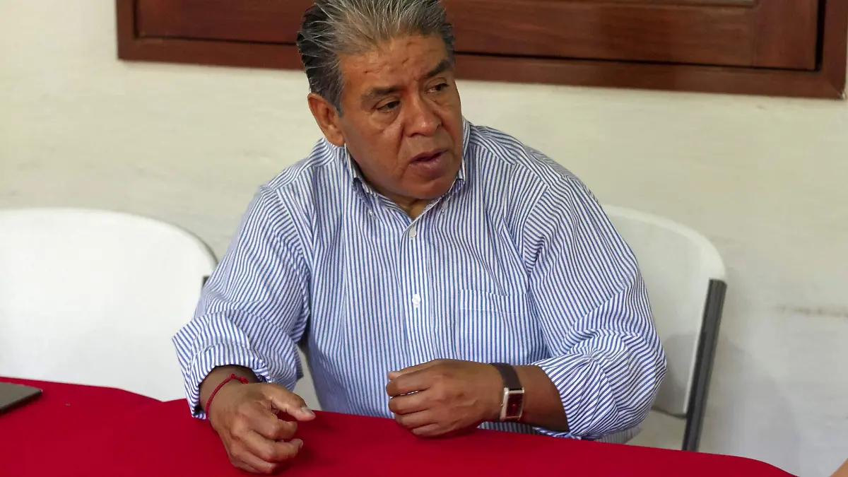 Maximiliano Hernández Ramírez, dirigente del PRI en San Juan del Río. Foto César Ortiz.