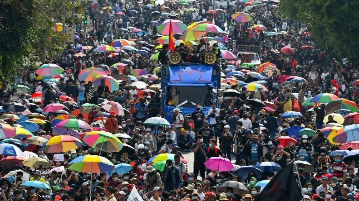 Manifestantes Bangkok-AFP