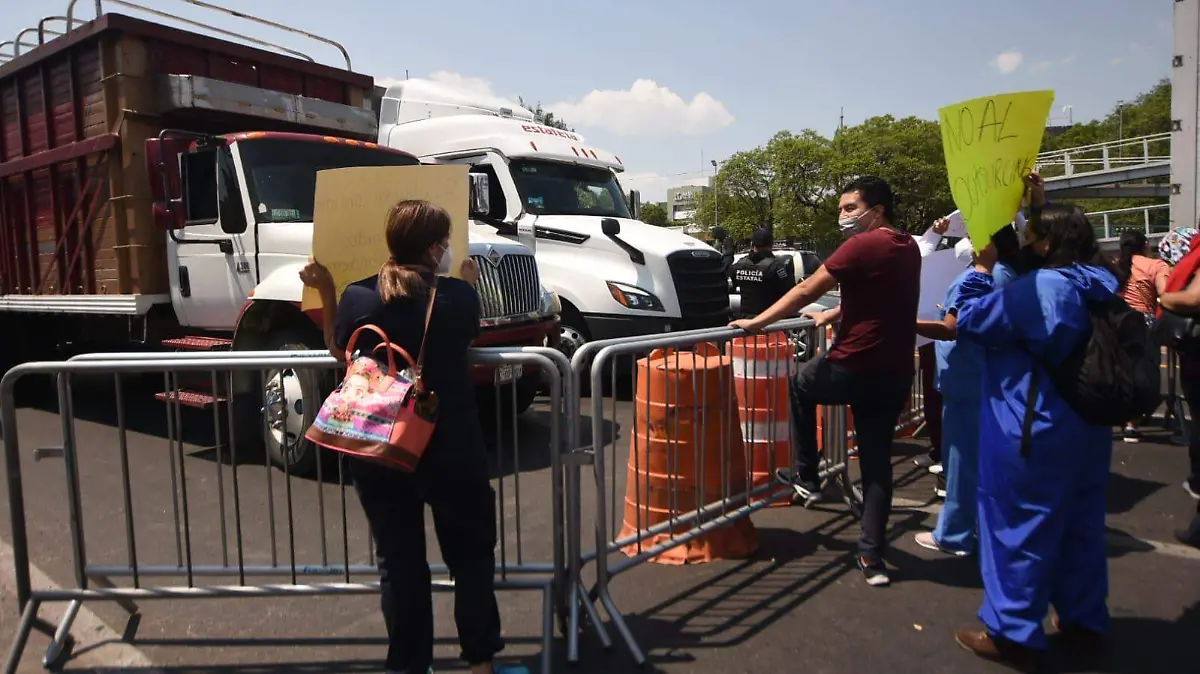 manifestación hospital Covid