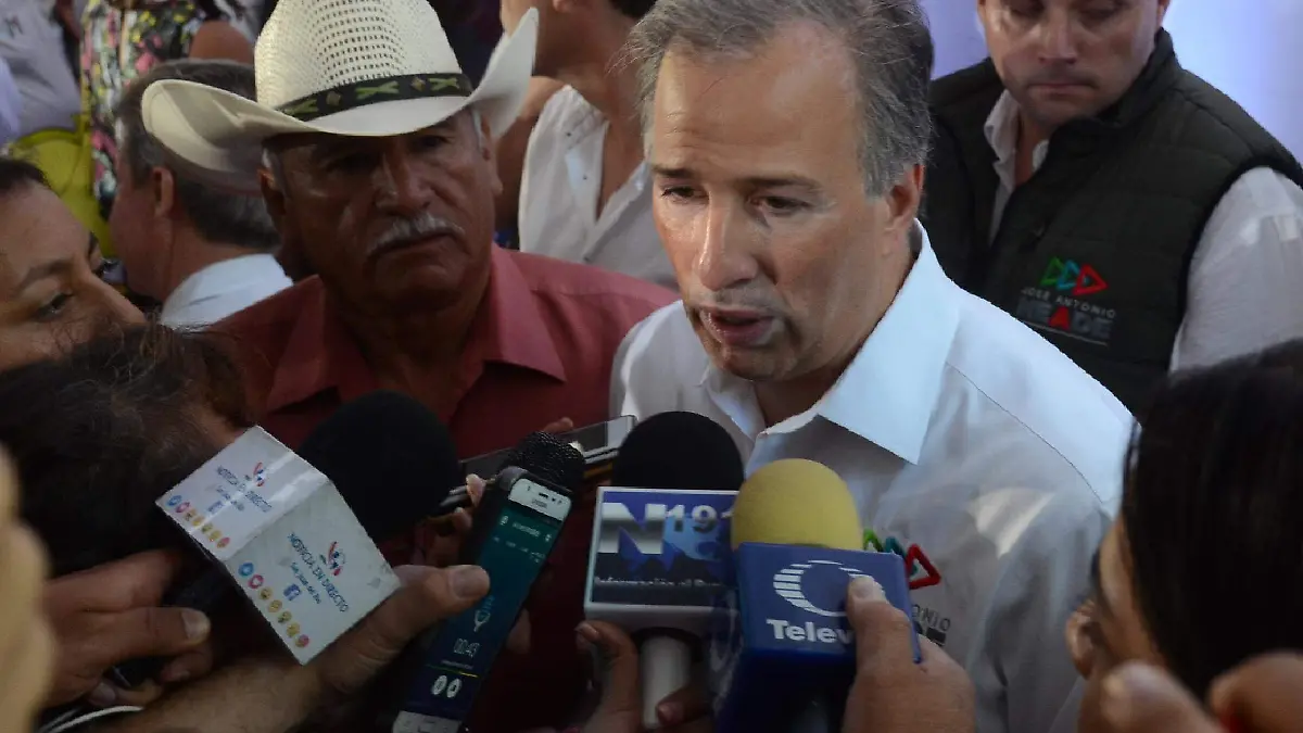 José Antonio Meade Kuribreña, candidato a  la presidencia de la república de la coalición Todos por México.