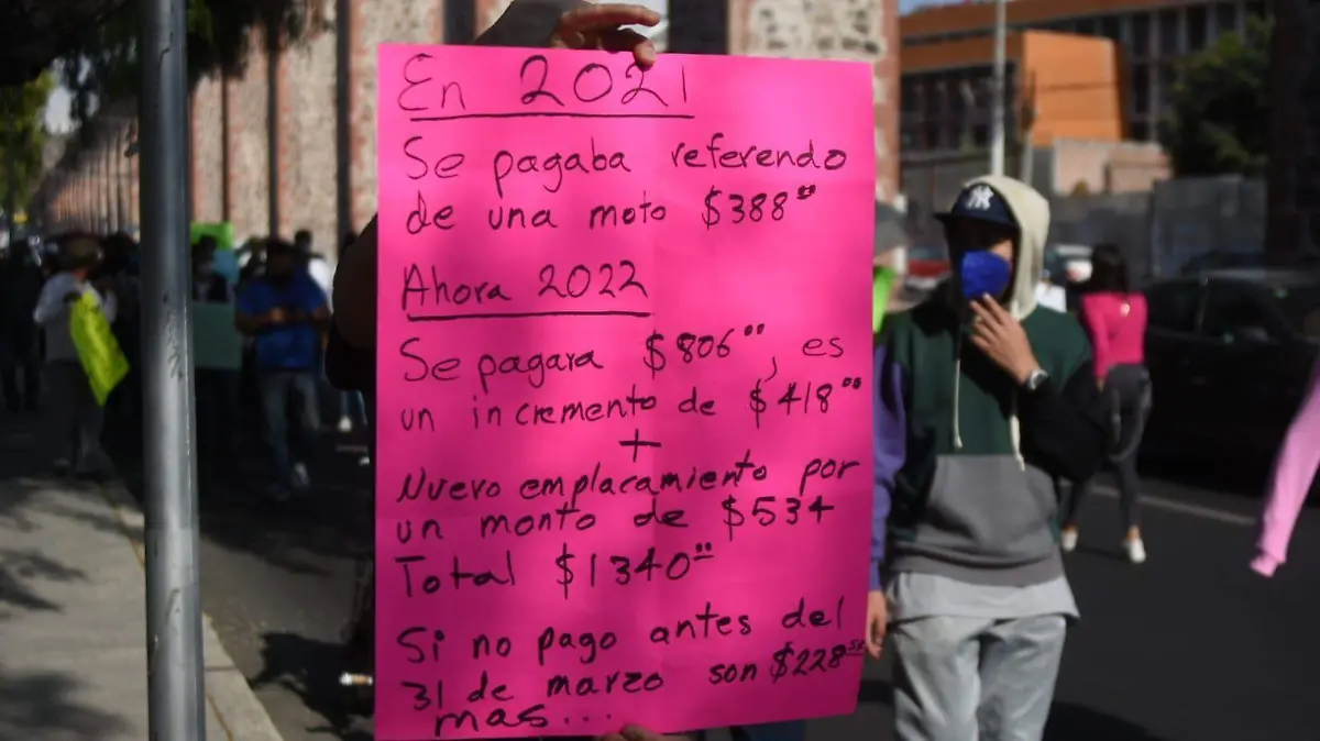 Protesta reeplacamiento
