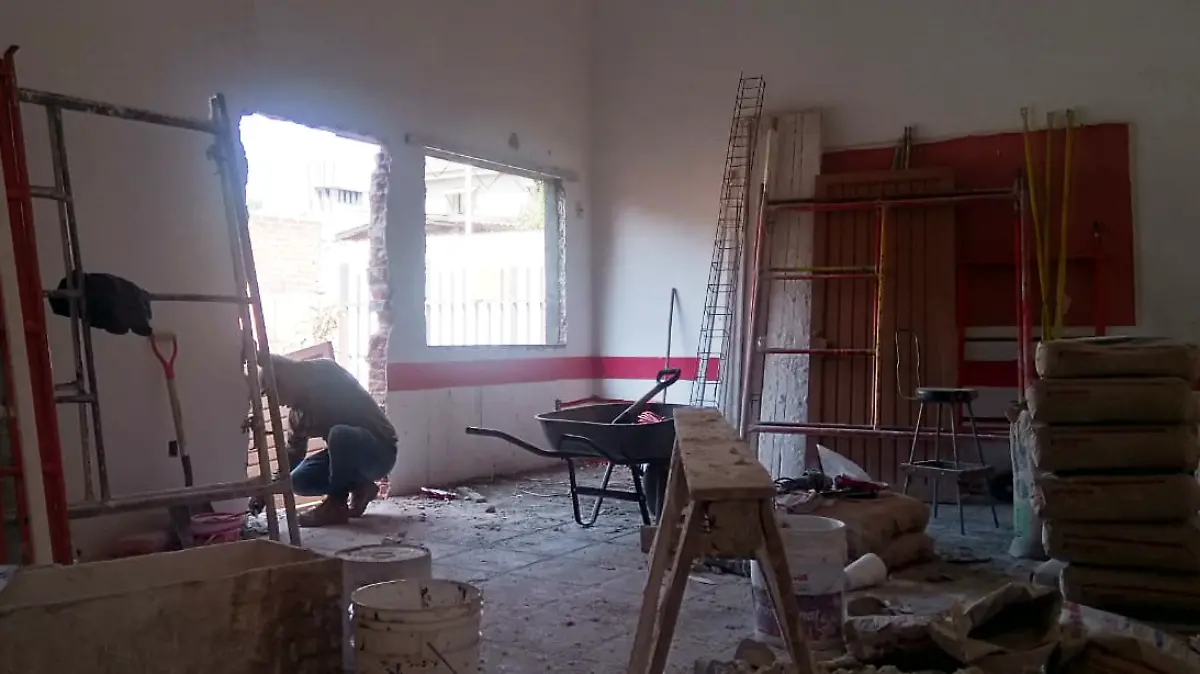 Remodelan Casa de la Cultura de Pedro Escobedo. Foto Monsetrrat García