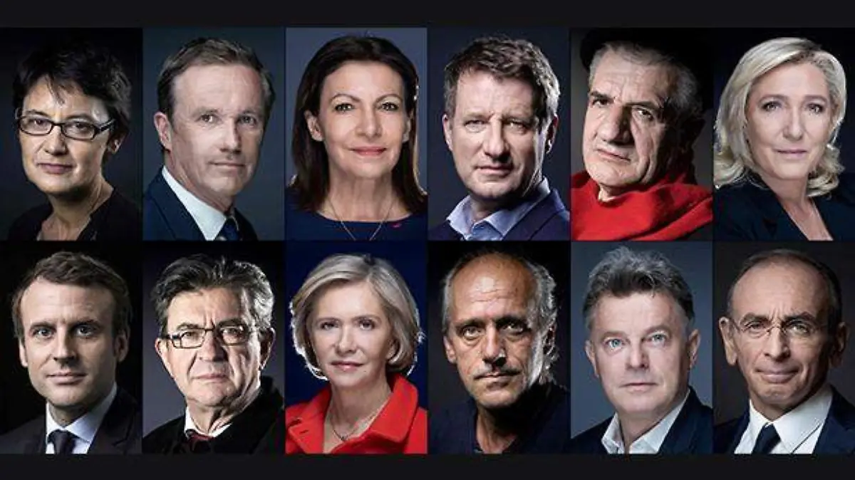 candidatos Francia-AFP