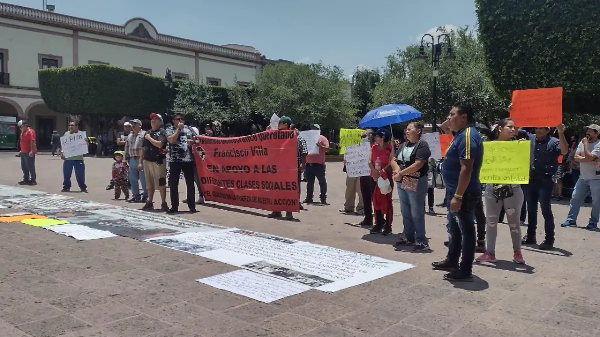 manifestación comerciantes