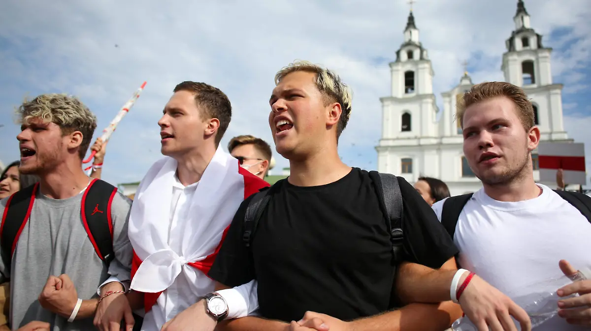Manifestación estudiantes bielorrusia 2-AFP