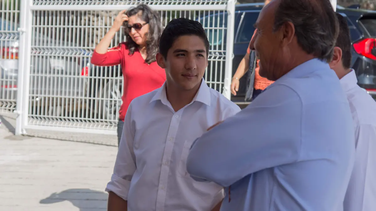 Omar Fernando Barrón Márquez, dirigente de Acción Juvenil en San Juan del Río.  Foto César Ortiz.