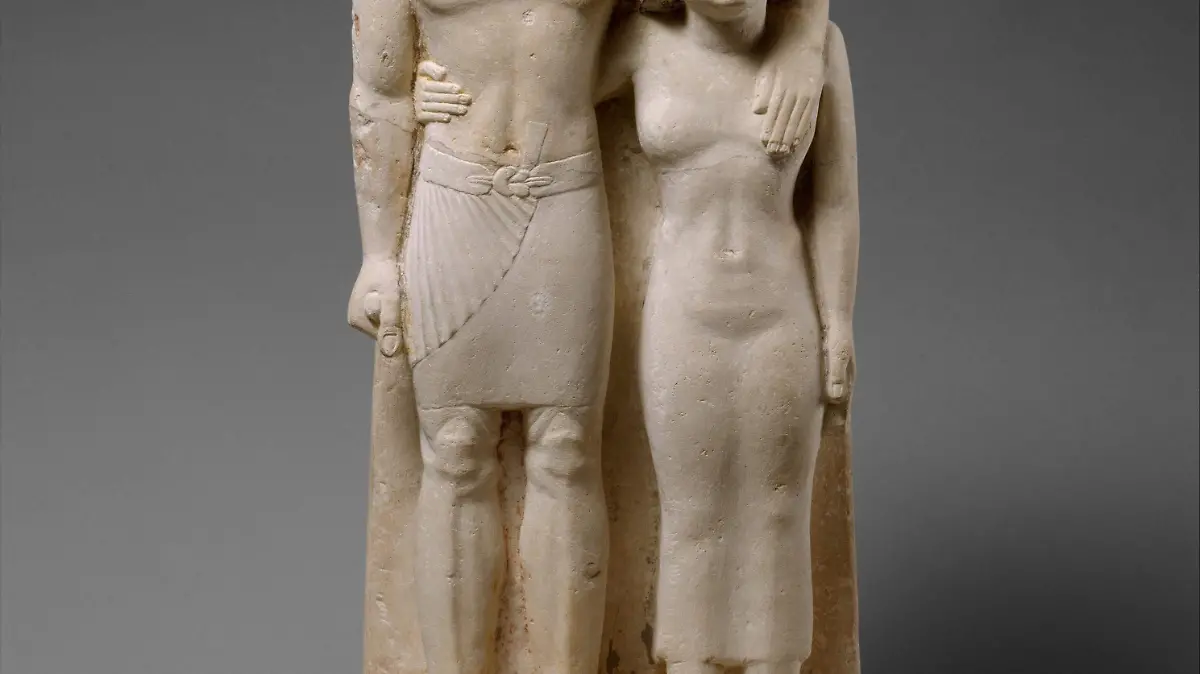 Hombre y mujer egipcios CORTESIA METMUSEUM PUNTO ORG