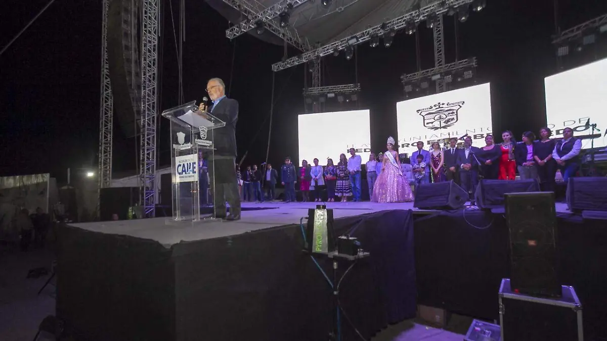 El secretario de Desarrollo Agropecuario en el estado fue el encargado de hacer la inauguración oficial. Foto César Ortiz