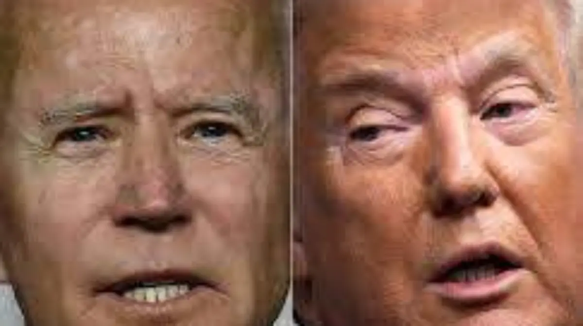 Trump y Biden AFP