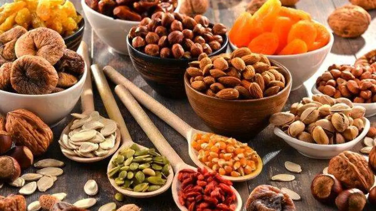 cereales y frutos secos