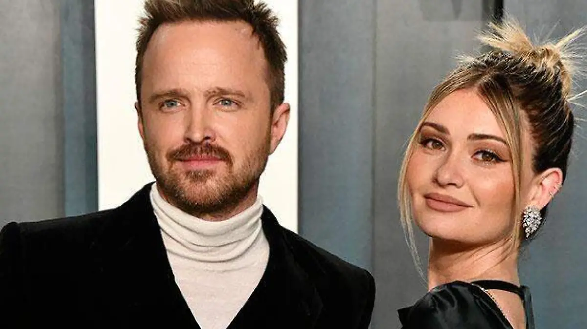 Aaron-Paul-y-Lauren-Parsekian