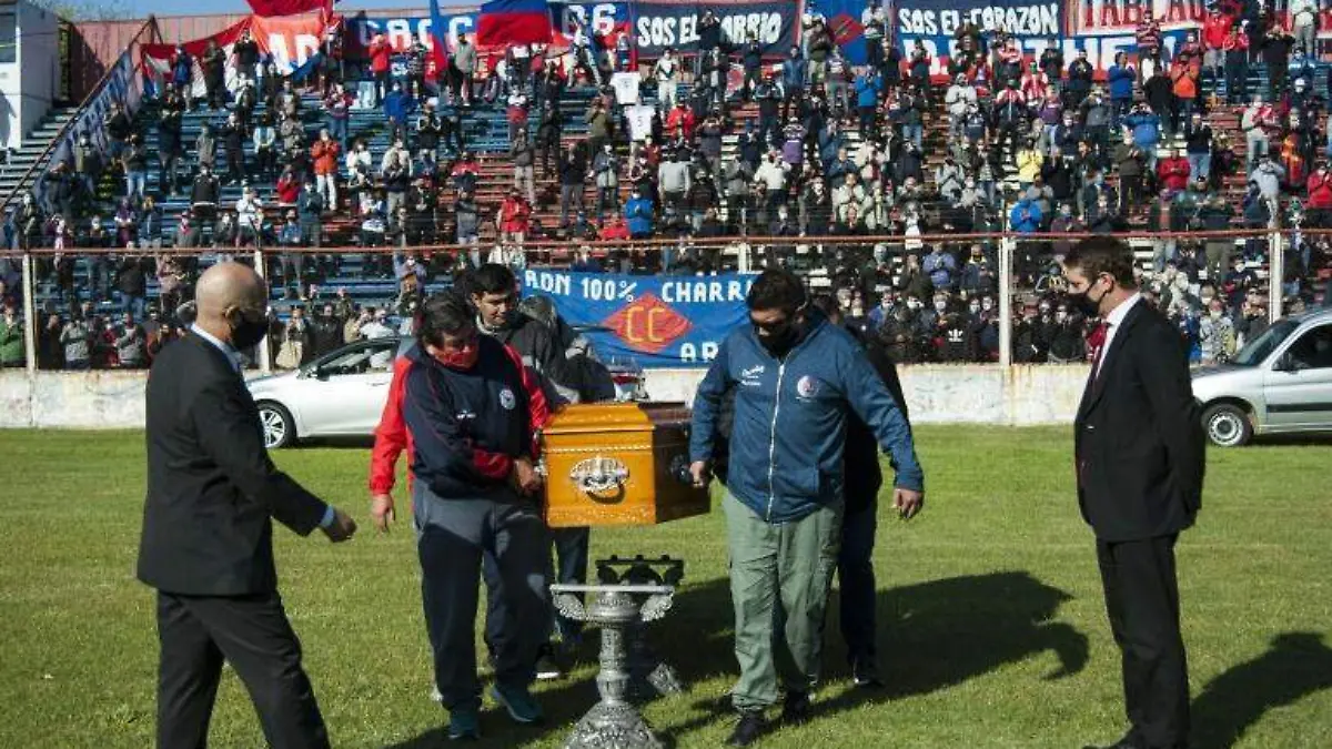 Emotivo velorio en Argentina