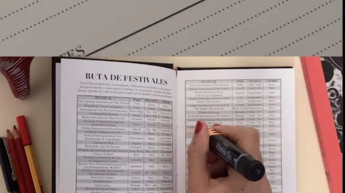 AGENDA DE CINE