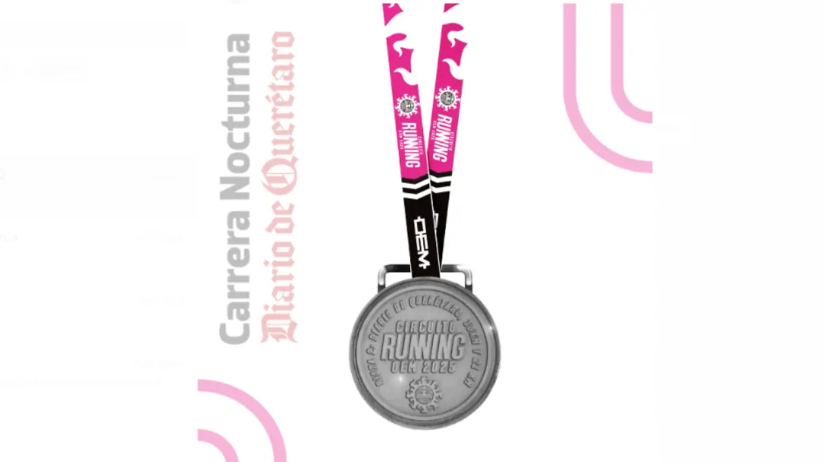 medalla carrera nocturna