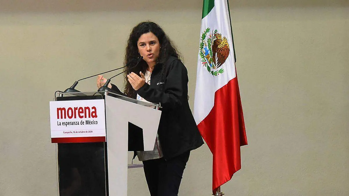 Luisa María Alcalde, presidenta nacional de Morena
